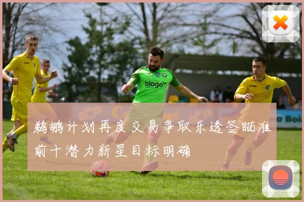 鹈鹕计划再度交易争取乐透签瞄准前十潜力新星目标明确